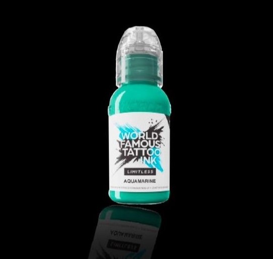 World Famous Limitless Tattoo Ink - Aquamarine 