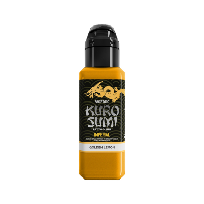 [SKU S0256] Kuro Sumi Imperial Tattoo Ink - Golden Lemon