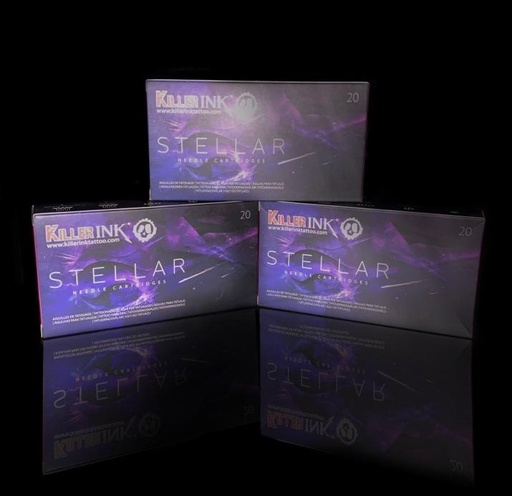 Box of 20 Killer Ink Stellar Needle Cartridges - Soft Edge Magnums
