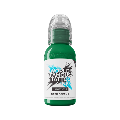 [SKU S0070] World Famous Limitless Tattoo Ink - Dark Green 2