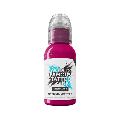 [SKU S0077] World Famous Limitless Tattoo Ink - Medium Magenta 1